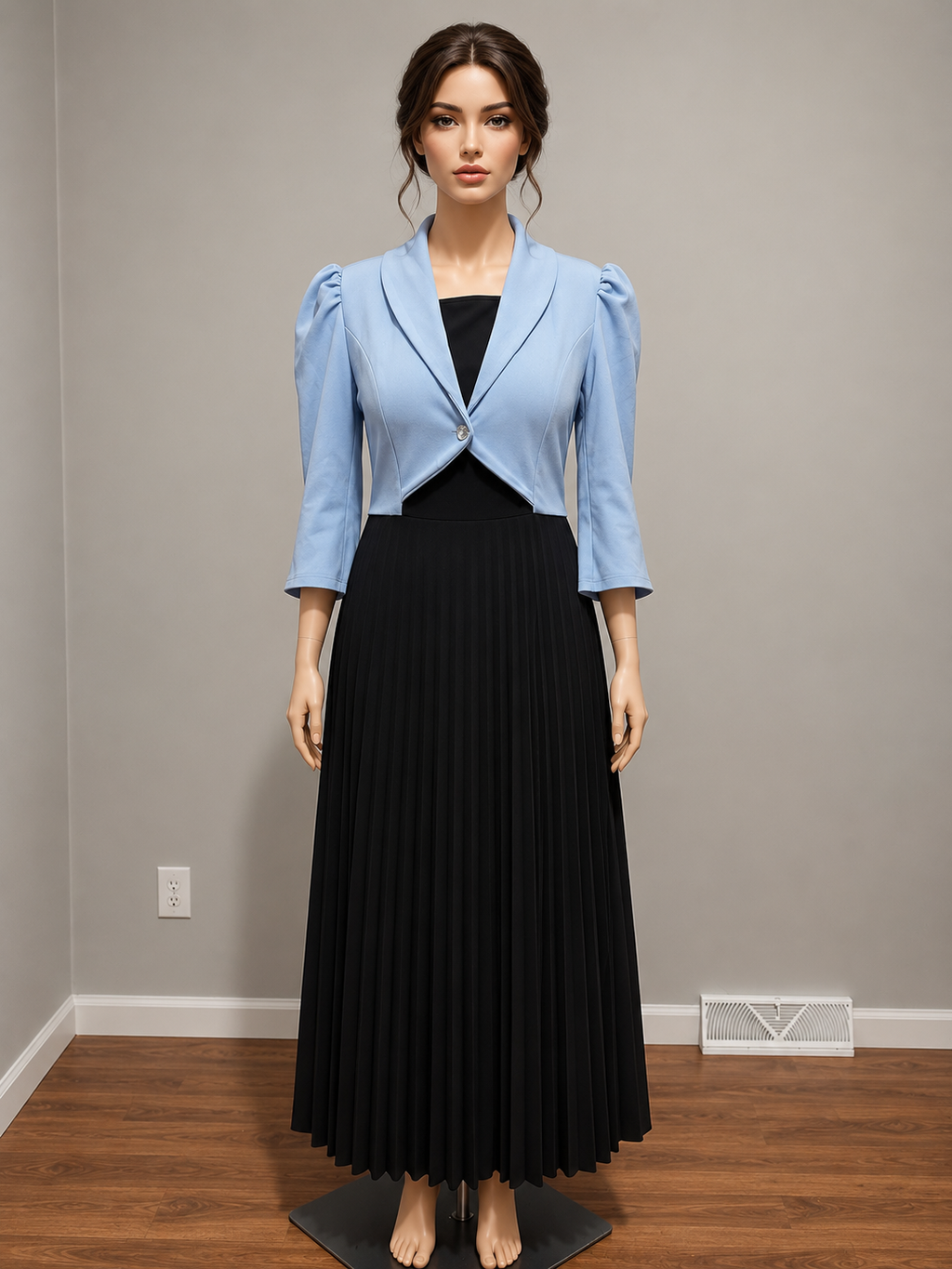 Vestido Midi Elegance Sky