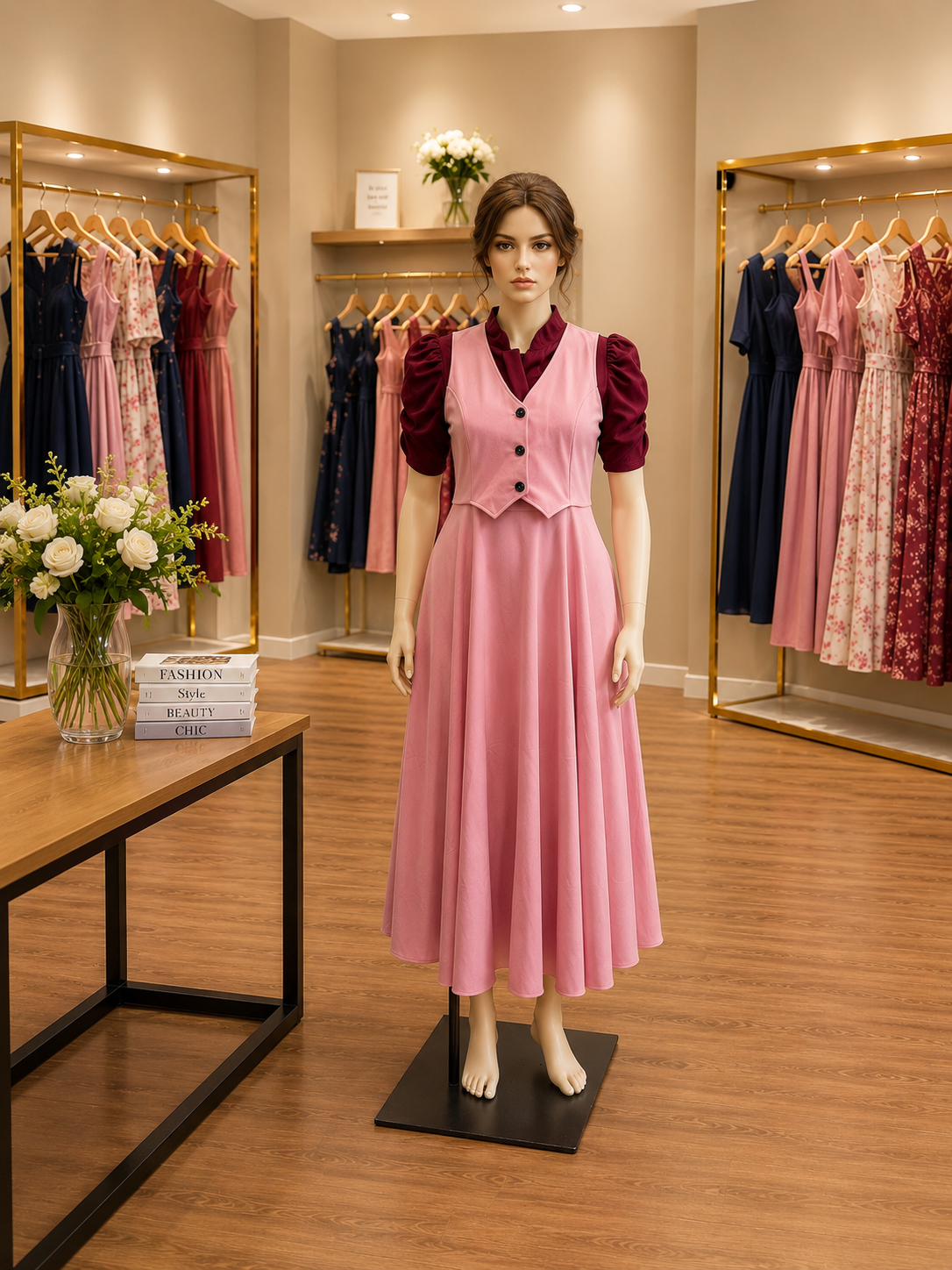 Vestidos para mujer · Vestido midi elegante