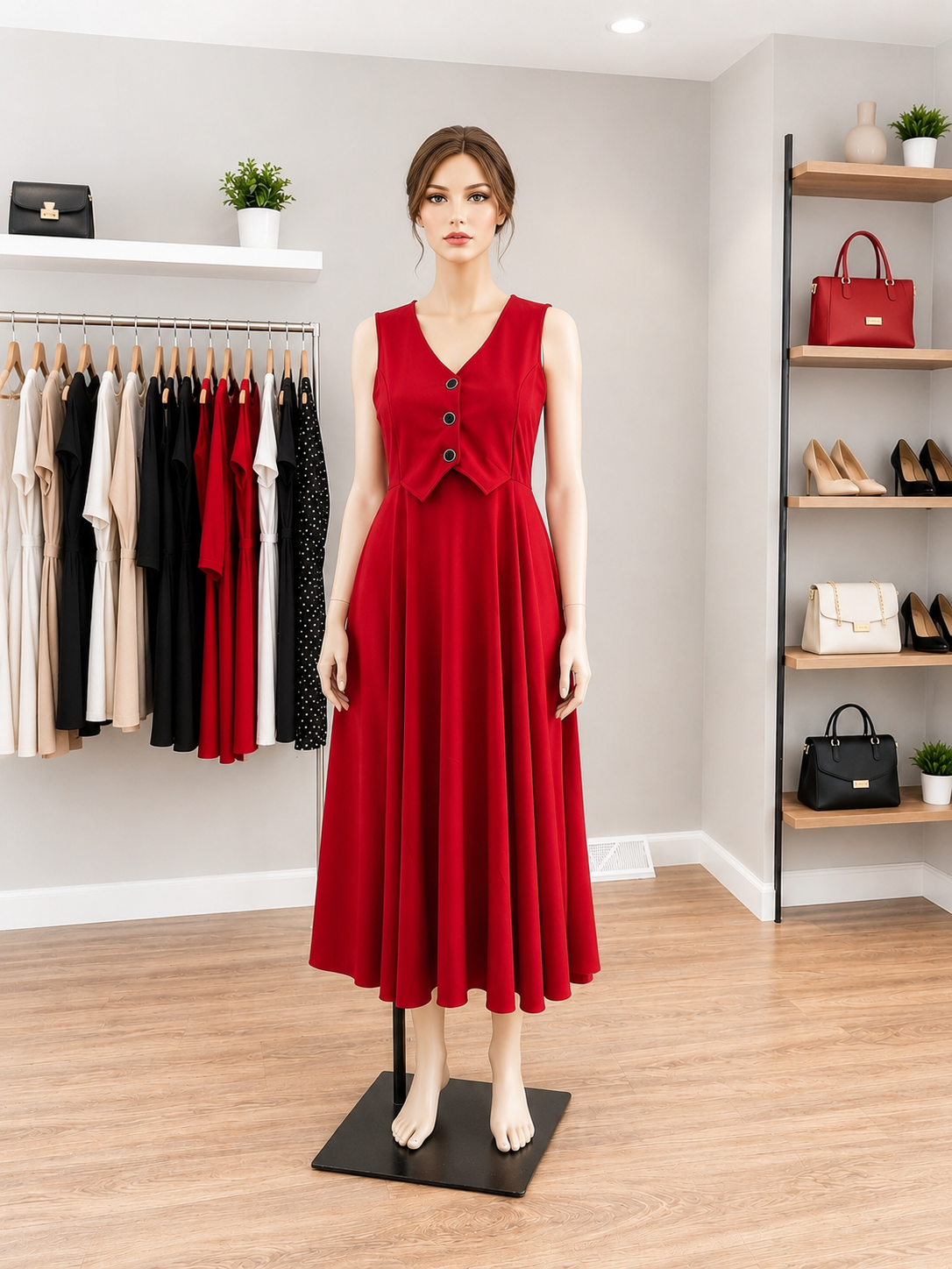Vestidos para mujer · Vestido midi elegante